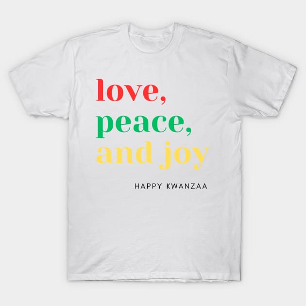 happy kwanzaa T-Shirt by tailermade